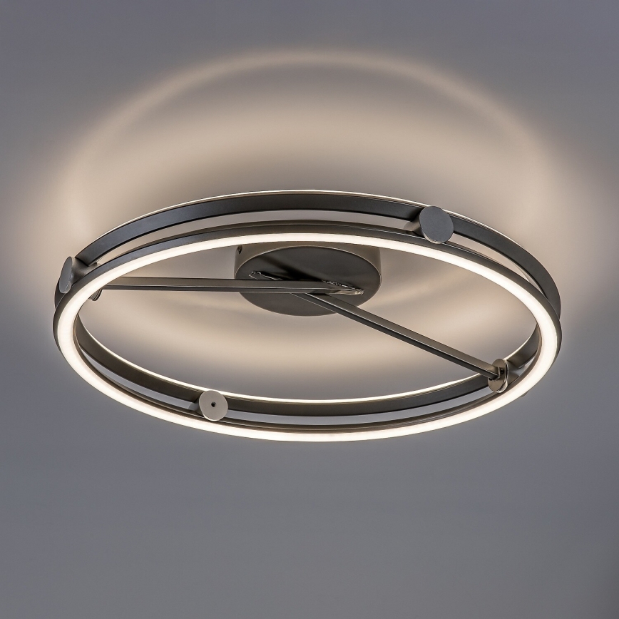 Rabalux - Plafoniera dimmerabile a LED LED/60W/230V 3000-6500K Ø 50 cm grigio + telecomando