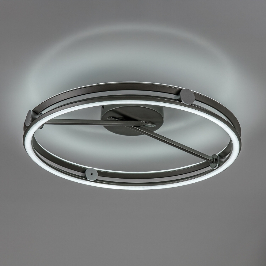 Rabalux - Plafoniera dimmerabile a LED LED/60W/230V 3000-6500K Ø 50 cm grigio + telecomando