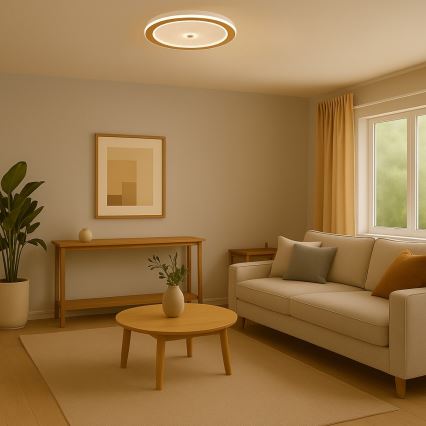 Rabalux - Plafoniera da soffitto dimmerabile LED/34W/230V 3000-6500K Ø 51 cm + telecomando