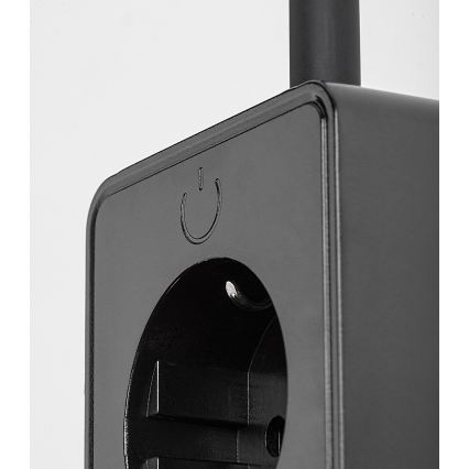 Rabalux - Lampada da parete LED dimmerabile LED/4W/230V con porta USB per presa 3000/4000/6000K nera