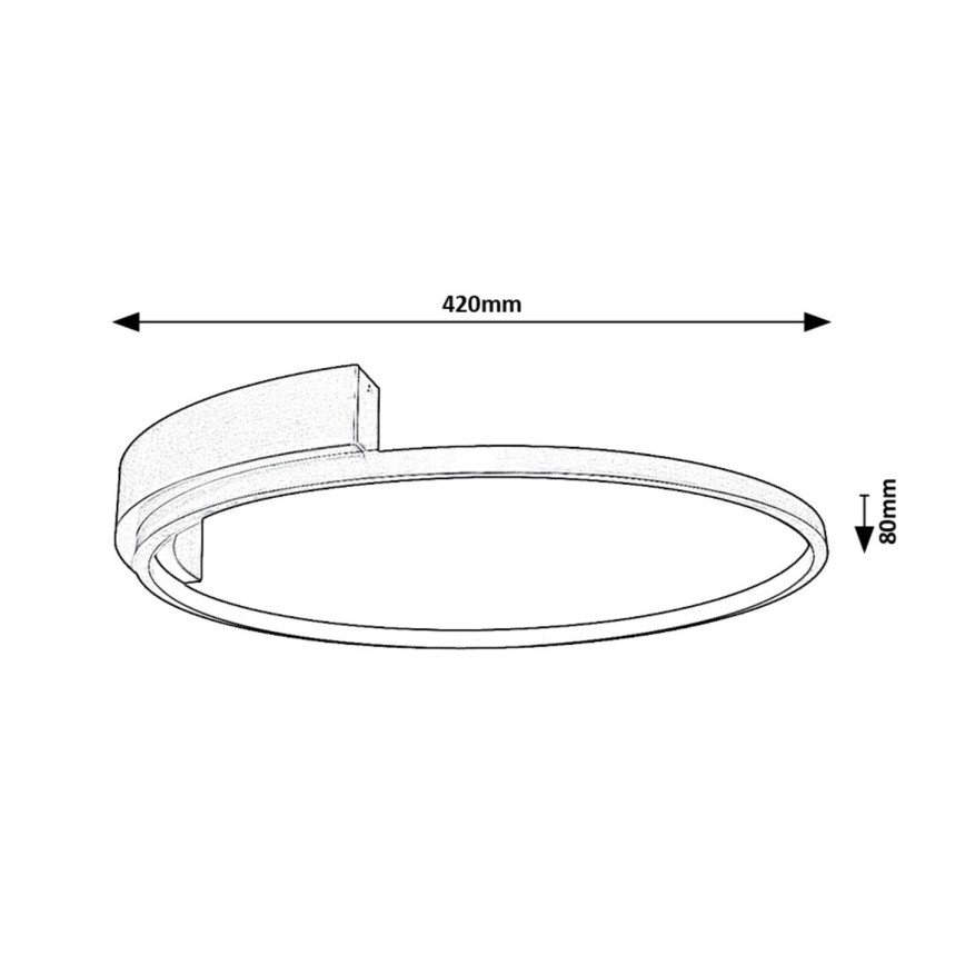 Rabalux - Plafoniera LED LED/23W/230V