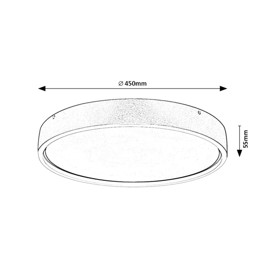 Rabalux - Plafoniera LED LED/37W/230V