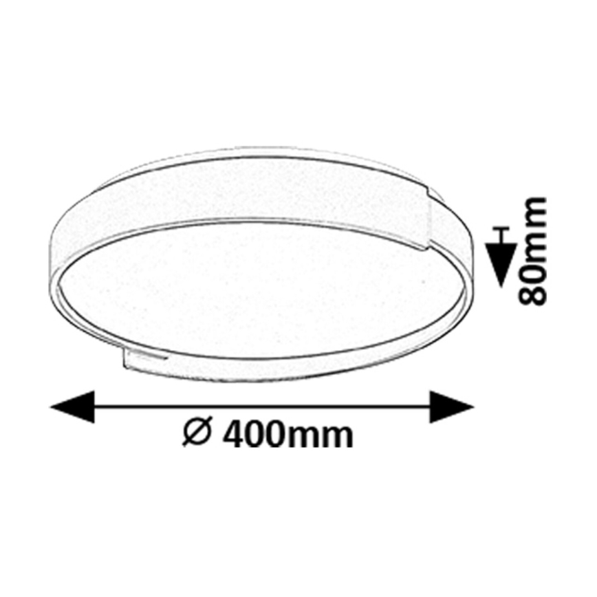 Rabalux - Plafoniera LED dimmerabile LED/24W/230V 3000-6500K + telecomando
