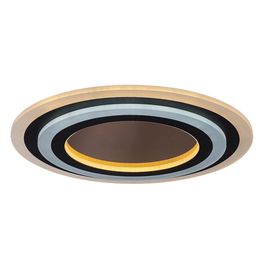 Rabalux - Plafoniera LED dimmerabile LED/56W/230V 3000/4000/6000K cromo opaco/nero + telecomando