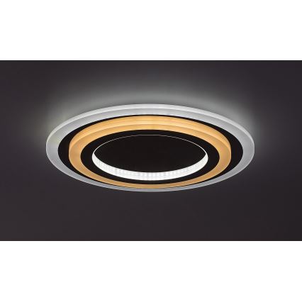 Rabalux - Plafoniera LED dimmerabile LED/56W/230V 3000/4000/6000K cromo opaco + telecomando Ø 45 cm