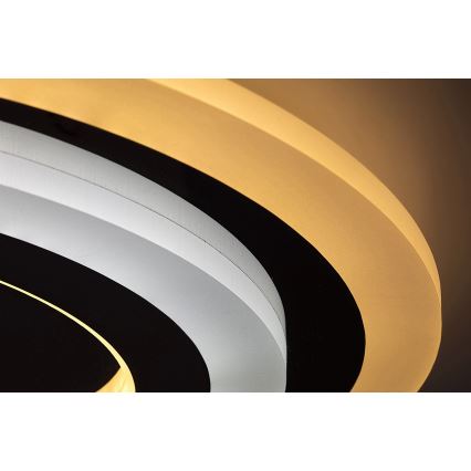 Rabalux - Plafoniera LED dimmerabile LED/56W/230V 3000/4000/6000K cromo opaco + telecomando Ø 45 cm