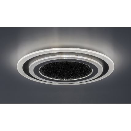 Rabalux - Plafoniera LED dimmerabile LED/56W/230V 3000/4000/6000K nera + telecomando, diam. 45 cm