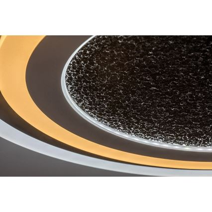 Rabalux - Plafoniera LED dimmerabile LED/56W/230V 3000/4000/6000K nera + telecomando, diam. 45 cm