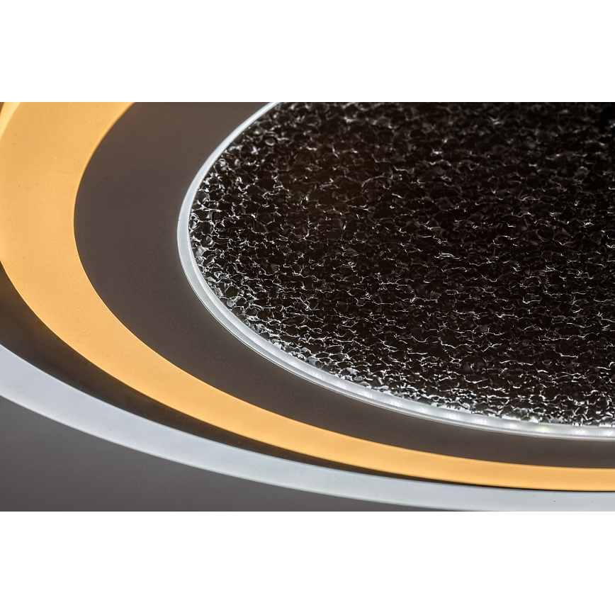 Rabalux - Plafoniera LED dimmerabile LED/56W/230V 3000/4000/6000K nera + telecomando, diam. 45 cm