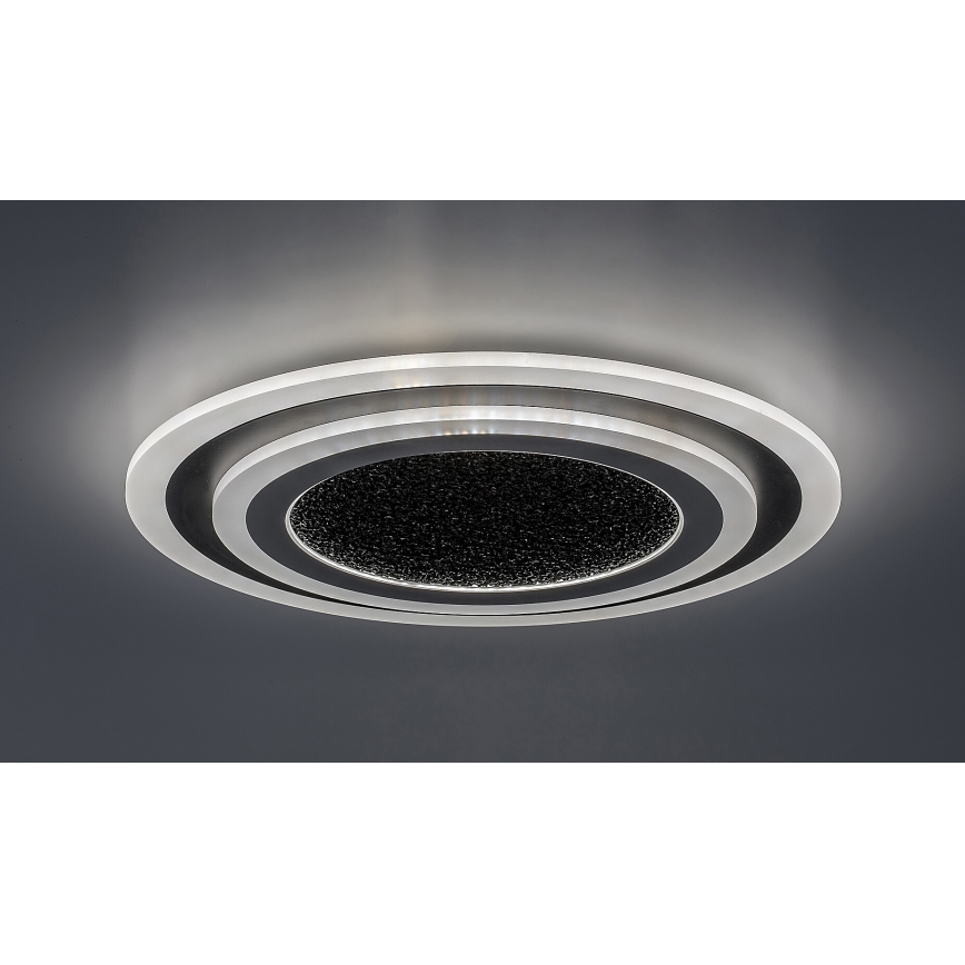 Rabalux - Plafoniera LED dimmerabile LED/56W/230V 3000/4000/6000K nero + telecomando