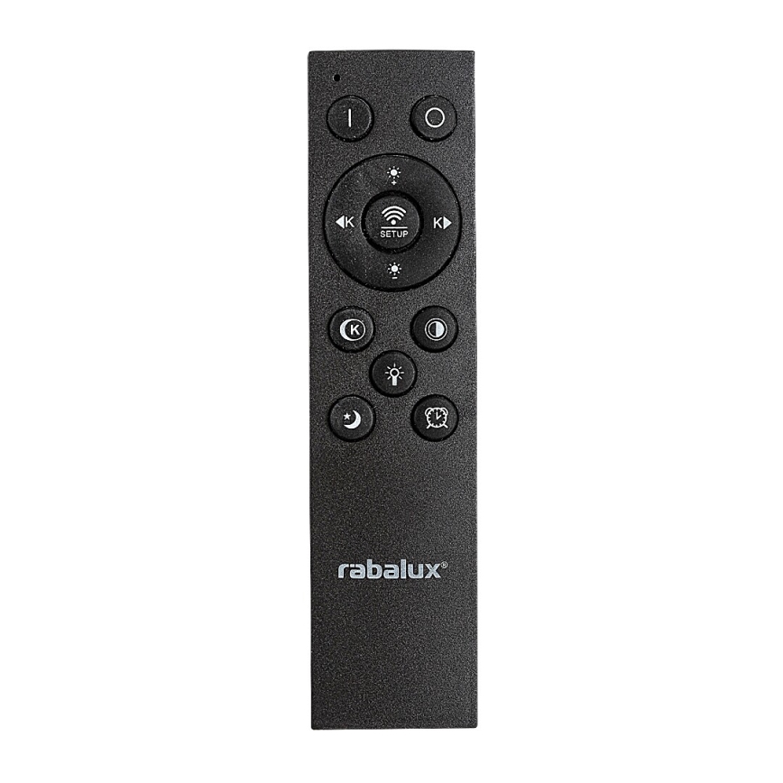 Rabalux - Plafoniera LED dimmerabile LED/56W/230V 3000/4000/6000K nero + telecomando