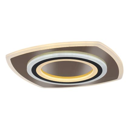 Rabalux - Plafoniera LED dimmerabile LED/60W/230V 3000/4000/6000K cromo opaco/nero + telecomando