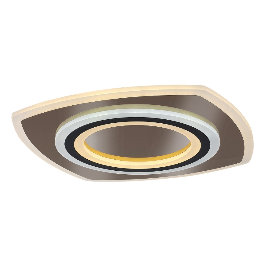 Rabalux - Plafoniera LED dimmerabile LED/60W/230V 3000/4000/6000K cromo opaco/nero + telecomando