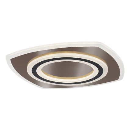 Rabalux - Plafoniera LED dimmerabile LED/60W/230V 3000/4000/6000K cromo opaco/nero + telecomando
