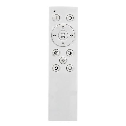 Rabalux - Plafoniera LED dimmerabile LED/60W/230V 3000/4000/6000K cromo opaco/nero + telecomando
