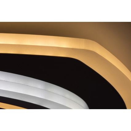 Rabalux - Plafoniera dimmerabile a LED 60W/230V 3000/4000/6000K, finitura cromo opaco + telecomando 48x48 cm