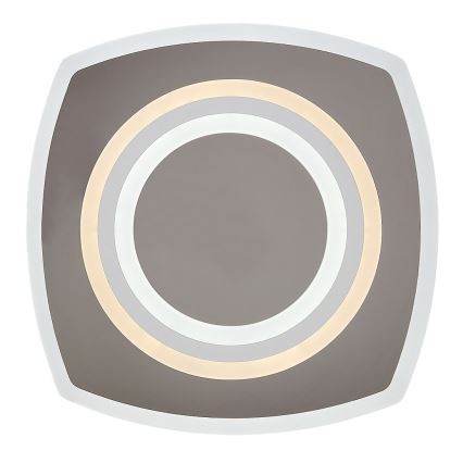 Rabalux - Plafoniera dimmerabile a LED 60W/230V 3000/4000/6000K, finitura cromo opaco + telecomando 48x48 cm