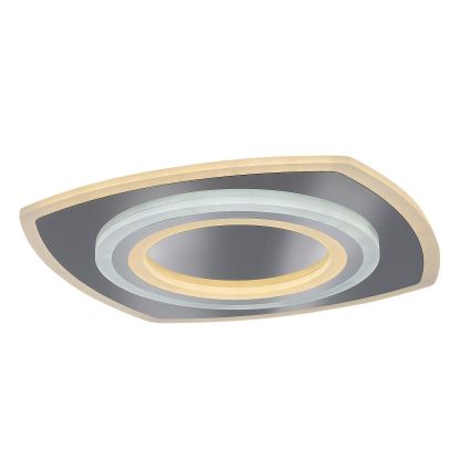 Rabalux - Plafoniera LED dimmerabile LED/60W/230V 3000/4000/6000K cromo opaco + telecomando