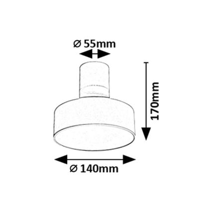 Rabalux - Plafoniera LED LED/16W/230V 3000K bianco