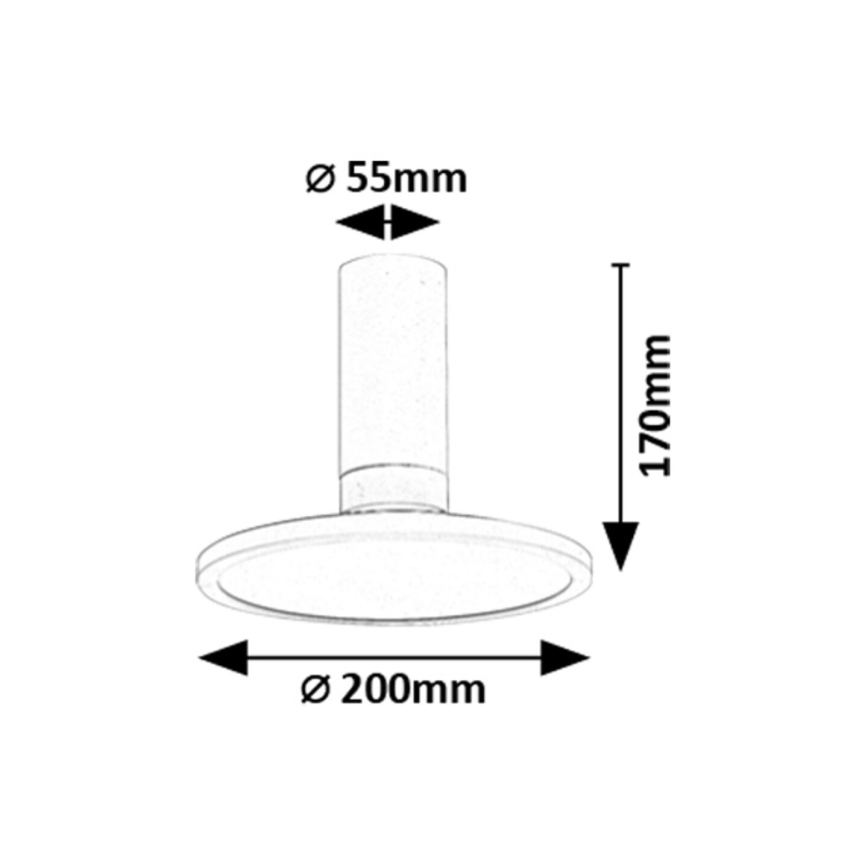 Rabalux - Plafoniera LED LED/20W/230V 3000K bianco