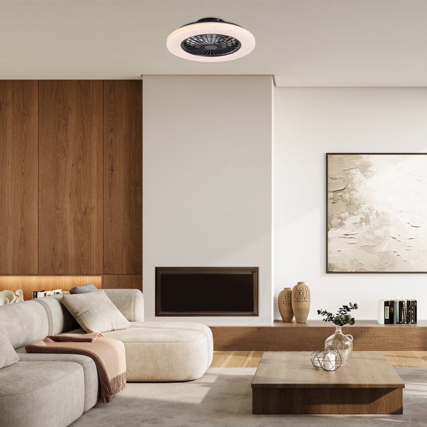 Rabalux - Lampada da soffitto dimmerabile a LED con ventilatore LED/48W/230V 3000-6500K + telecomando