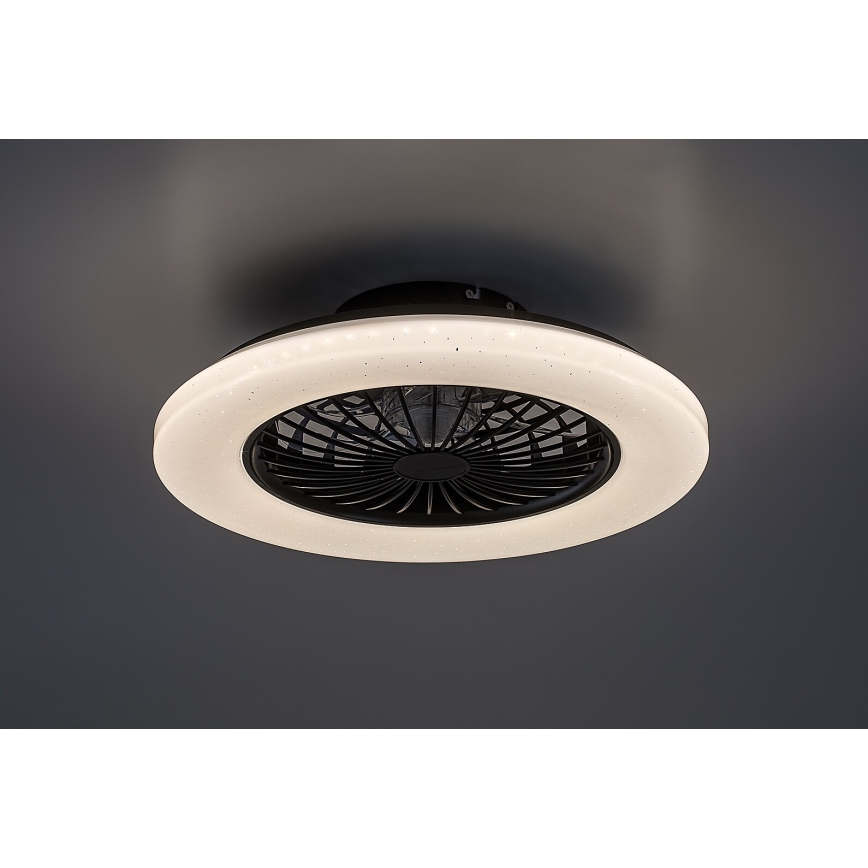 Rabalux - Lampada da soffitto dimmerabile a LED con ventilatore LED/48W/230V 3000-6500K + telecomando