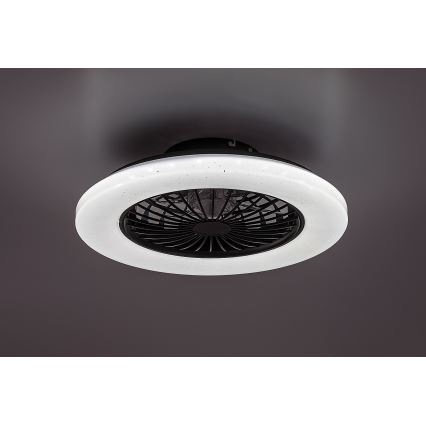 Rabalux - Lampada da soffitto dimmerabile a LED con ventilatore LED/48W/230V 3000-6500K + telecomando