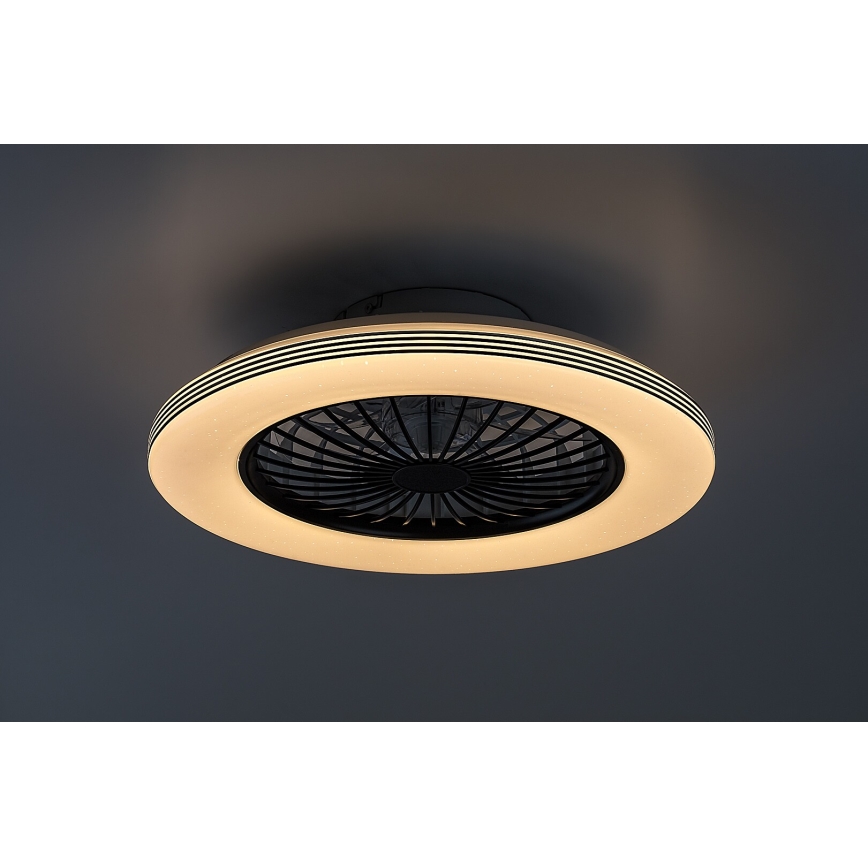 Rabalux - Lampada da soffitto dimmerabile a LED con ventilatore LED/48W/230V 3000-6500K + telecomando