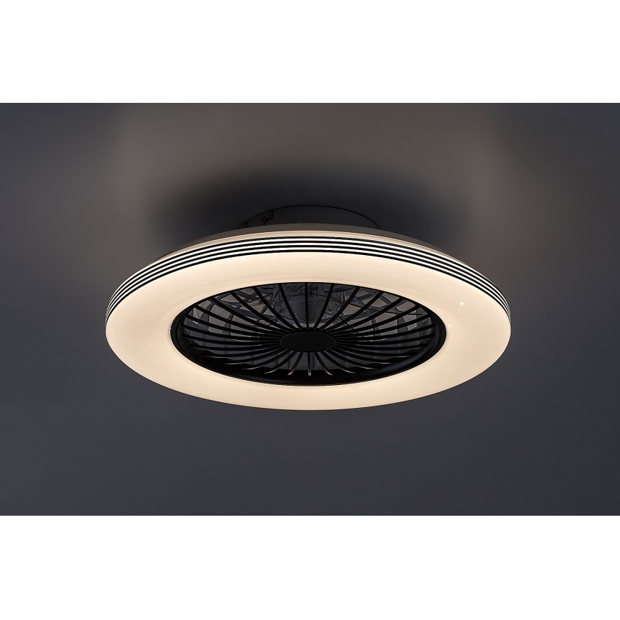 Rabalux - Lampada da soffitto dimmerabile a LED con ventilatore LED/48W/230V 3000-6500K + telecomando