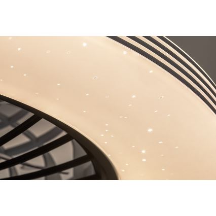 Rabalux - Lampada da soffitto dimmerabile a LED con ventilatore LED/48W/230V 3000-6500K + telecomando
