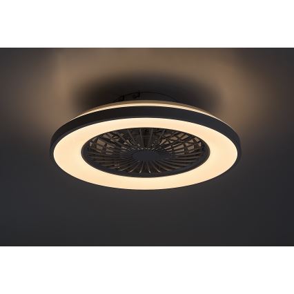 Rabalux - Lampada da soffitto dimmerabile a LED con ventilatore LED/48W/230V 3000-6500K + telecomando