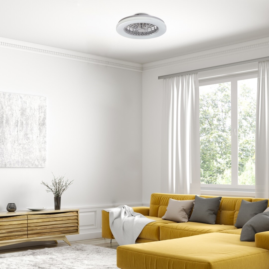 Rabalux - Lampada da soffitto dimmerabile LED RGB con ventilatore LED/48W/230V 3000-6500K + telecomando