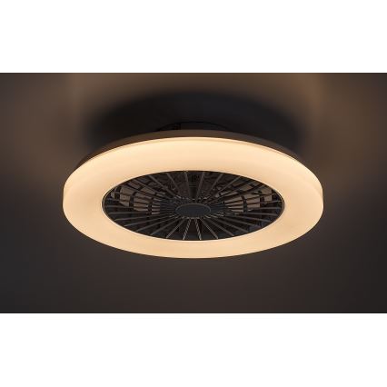 Rabalux - Lampada da soffitto dimmerabile LED RGB con ventilatore LED/48W/230V 3000-6500K + telecomando