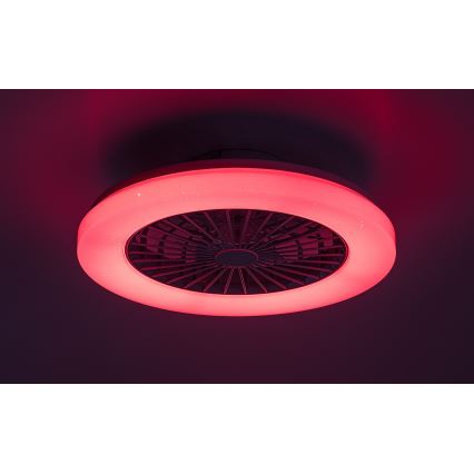 Rabalux - Lampada da soffitto dimmerabile LED RGB con ventilatore LED/48W/230V 3000-6500K + telecomando