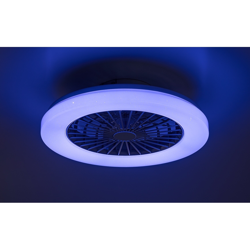 Rabalux - LED RGB Plafoniera dimmerabile con ventilatore LED/48W/230V 3000-6500K + telecomando
