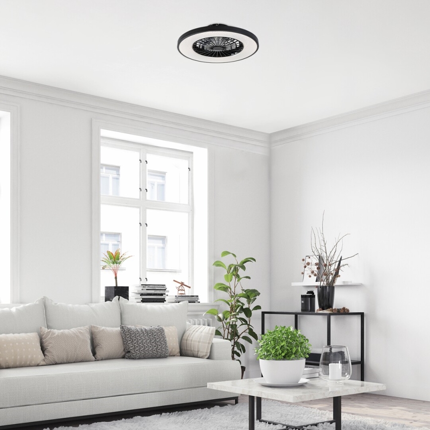 Rabalux - Lampada da soffitto dimmerabile a LED con ventilatore LED/72W/230V 3000-6500K + telecomando
