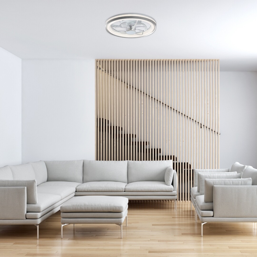 Rabalux - LED Plafoniera dimmerabile con ventilatore LED/40W/230V 3000/4000/6000K Wi-Fi + telecomando