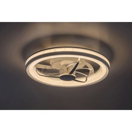 Rabalux - LED Plafoniera dimmerabile con ventilatore LED/40W/230V 3000/4000/6000K Wi-Fi + telecomando