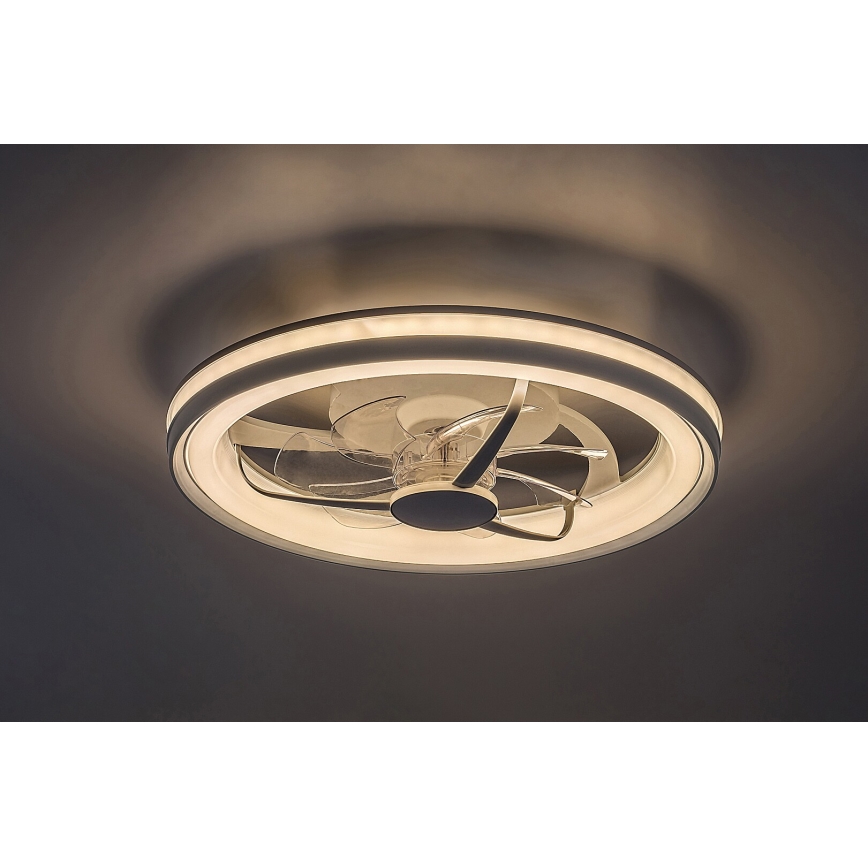 Rabalux - LED Plafoniera dimmerabile con ventilatore LED/40W/230V 3000/4000/6000K Wi-Fi + telecomando