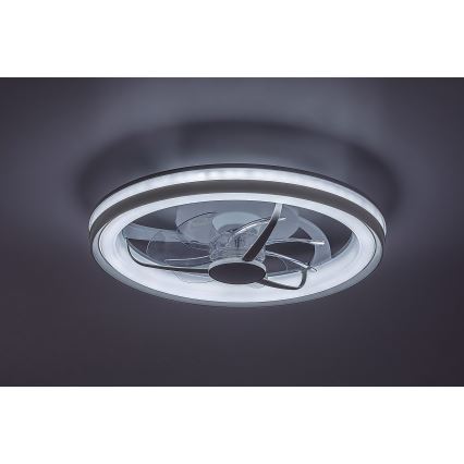 Rabalux - LED Plafoniera dimmerabile con ventilatore LED/40W/230V 3000/4000/6000K Wi-Fi + telecomando