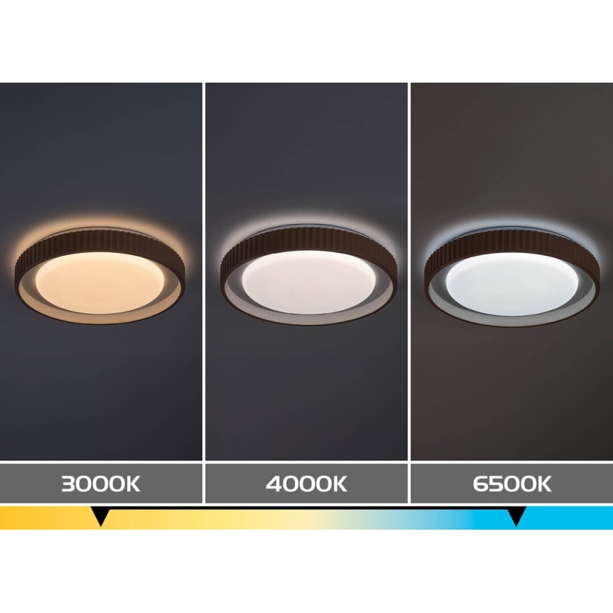 Rabalux - Plafoniera dimmerabile a LED 48W/230V 3000-6500K Ø 49,5 cm + telecomando