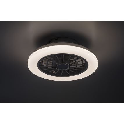 Rabalux - Plafoniera dimmerabile a LED con ventilatore LED/24W/230V 3000-6500K + telecomando