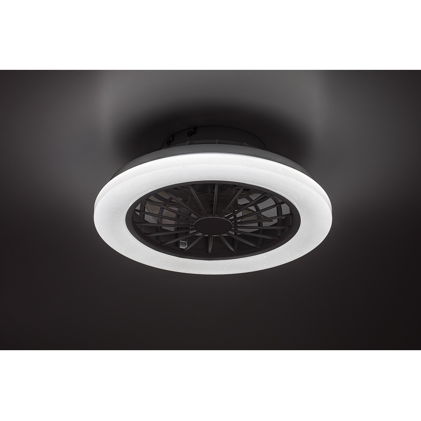 Rabalux - Plafoniera dimmerabile a LED con ventilatore LED/24W/230V 3000-6500K + telecomando