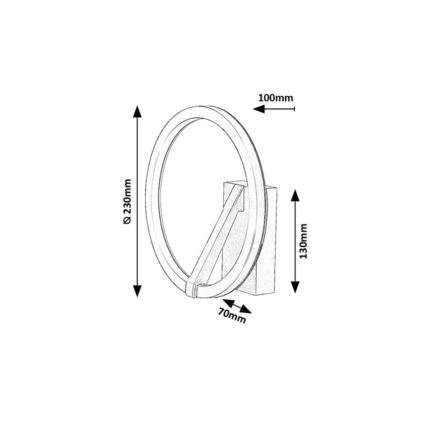 Rabalux - Applique a LED LED/8W/230V 3000K