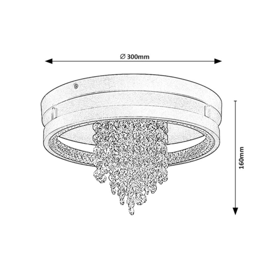 Rabalux - Plafoniera LED/20W/230V 3000/3500/4000K Ø 30 cm