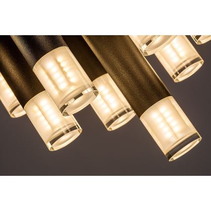 Rabalux - Plafoniera 13xG9/5W/230V, nero, Ø 34 cm