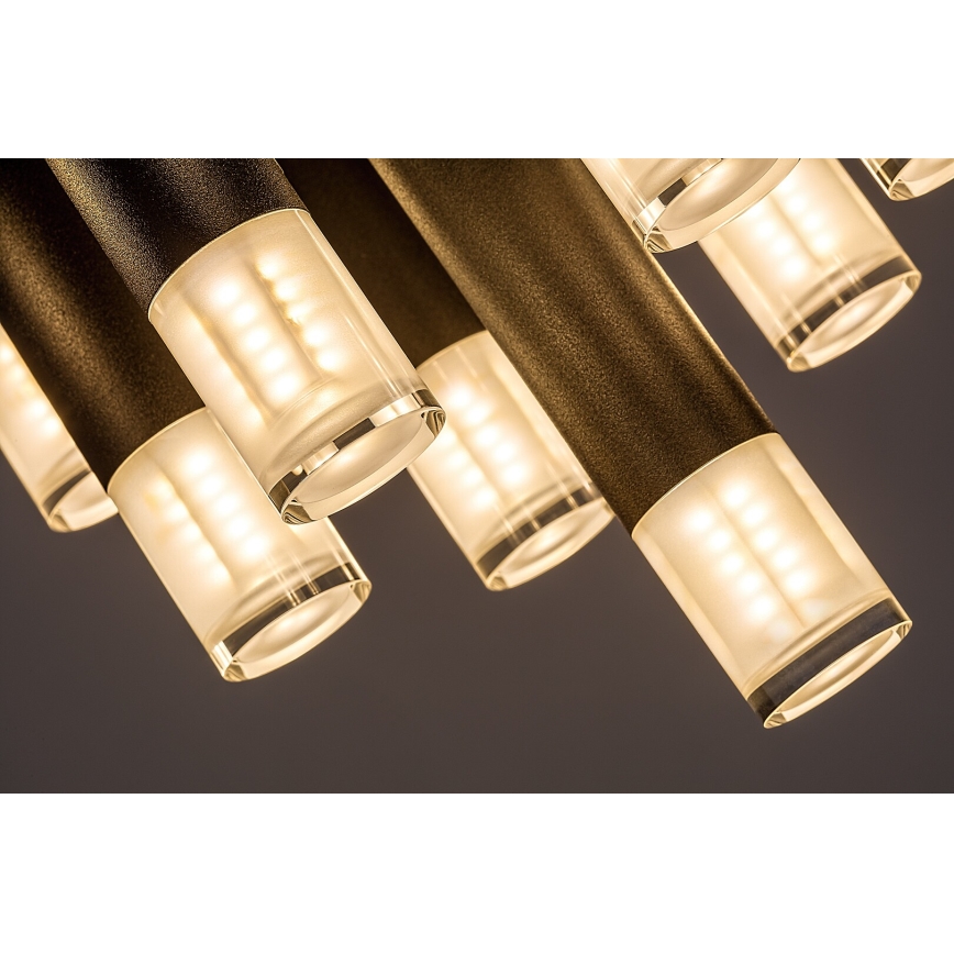 Rabalux - Plafoniera 13xG9/5W/230V, nero, Ø 34 cm