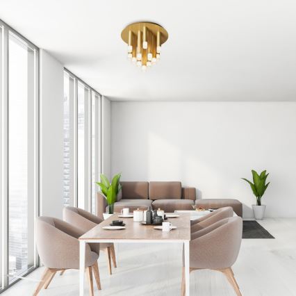 Rabalux - Plafoniera 13xG9/5W/230V dorata Ø 34 cm