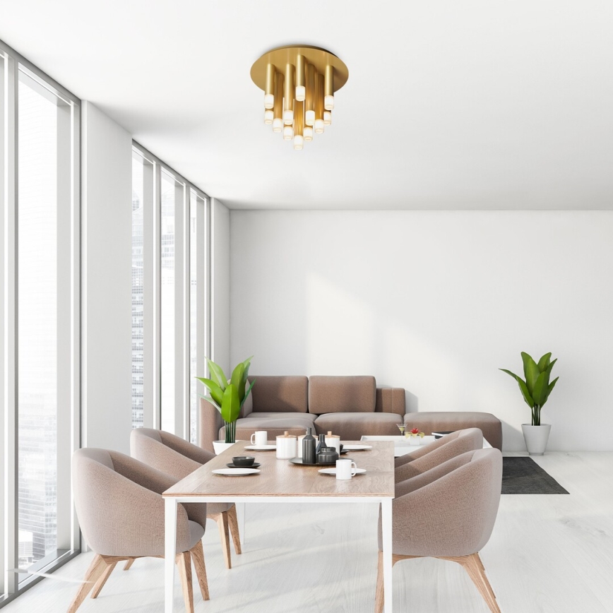 Rabalux - Plafoniera 13xG9/5W/230V dorata Ø 34 cm