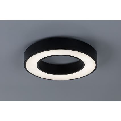 Rabalux - Plafoniera dimmerabile a LED 45W/230V 3000-6500K Ø 60 cm nera + telecomando